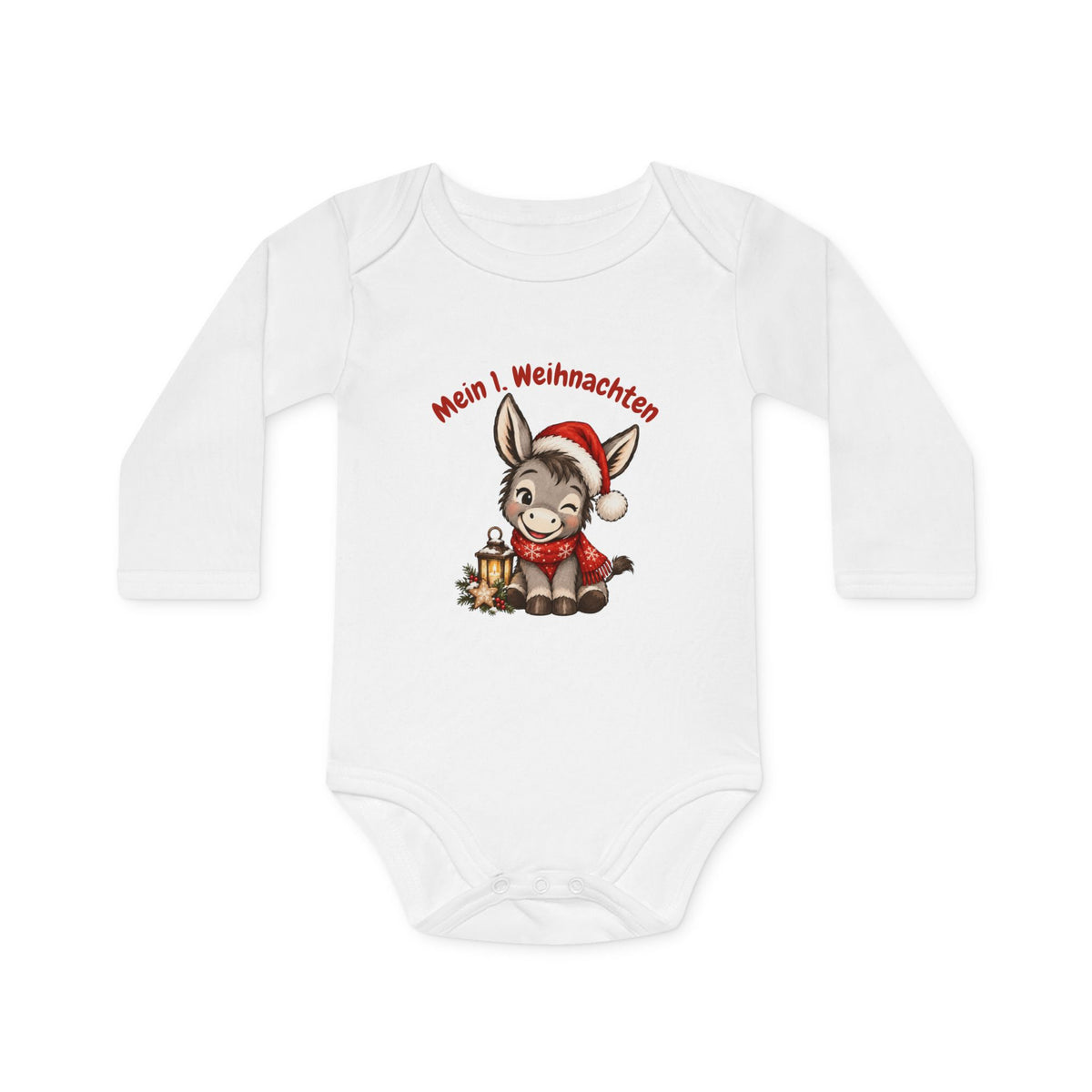 Mein 1. Weihnachten Babybody aus Bio-Baumwolle