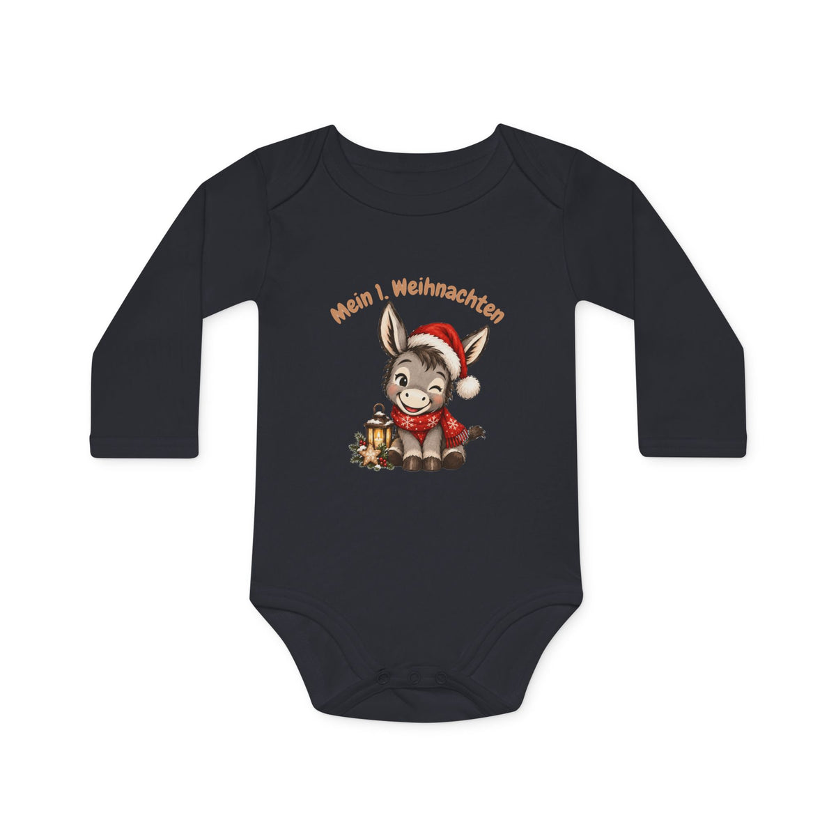Mein 1. Weihnachten Babybody aus Bio-Baumwolle