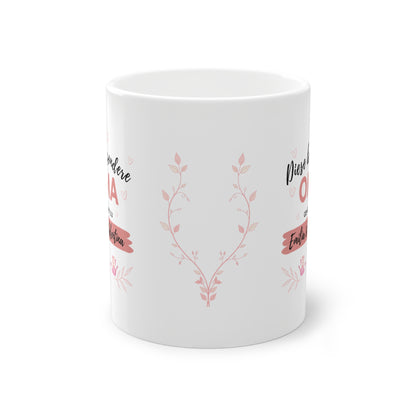 Oma Tasse mit Namen der Enkel personalisiert 🧡